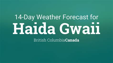 haida gwaii weather 14 day
